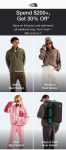 30% off $200+ at The North Face #thenorthface