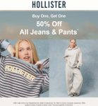 Second jeans 50% off online at Hollister #hollister