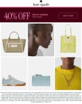 40% off summer sale styles today at Kate Spade #katespade