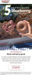 $5 blueberry dozen doughnuts with your dozen at Krispy Kreme, or online via promo code BLUEBERRY #krispykreme $5 blueberry dozen doughnuts with your dozen at Krispy Kreme, or online via promo code BLUEBERRY #krispykreme
