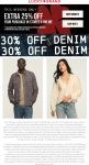 25-30% off at Lucky Brand, or online via promo code LBE25 #luckybrand 25-30% off at Lucky Brand, or online via promo code LBE25 #luckybrand