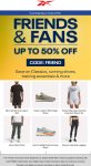 30-50% off at Reebok via promo code FRIEND #reebok 30-50% off at Reebok via promo code FRIEND #reebok