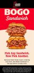 Second sandwich free via login today at Arbys #arbys Second sandwich free via login today at Arbys #arbys