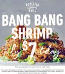 $7 bang bang shrimp today at Bonefish Grill restaurants #bonefishgrill $7 bang bang shrimp today at Bonefish Grill restaurants #bonefishgrill