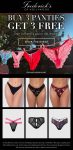 6-for-3 on panties today at Fredericks of Hollywood #fredericksofhollywood 6-for-3 on panties today at Fredericks of Hollywood #fredericksofhollywood