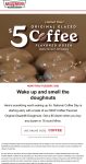 $5 coffee dozen with any dozen at Krispy Kreme doughnuts, or online via promo code COFFEE #krispykreme