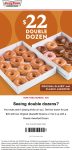 Double dozen doughnuts = $22 at Krispy Kreme #krispykreme Double dozen doughnuts = $22 at Krispy Kreme #krispykreme