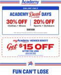 20-30% off online at Academy Sports + Outdoors #academy 20-30% off online at Academy Sports + Outdoors #academy