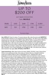 $50-$200 off $200+ at Neiman Marcus, or online via promo code NMCIRCLE #neimanmarcus $50-$200 off $200+ at Neiman Marcus, or online via promo code NMCIRCLE #neimanmarcus