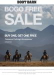 Second clearance item free at Boot Barn #bootbarn