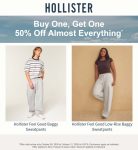 Second item 50% off online at Hollister #hollister Second item 50% off online at Hollister #hollister