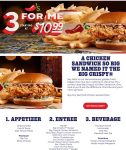 Appetizer + entree + drink = $11 at Chilis #chilis
