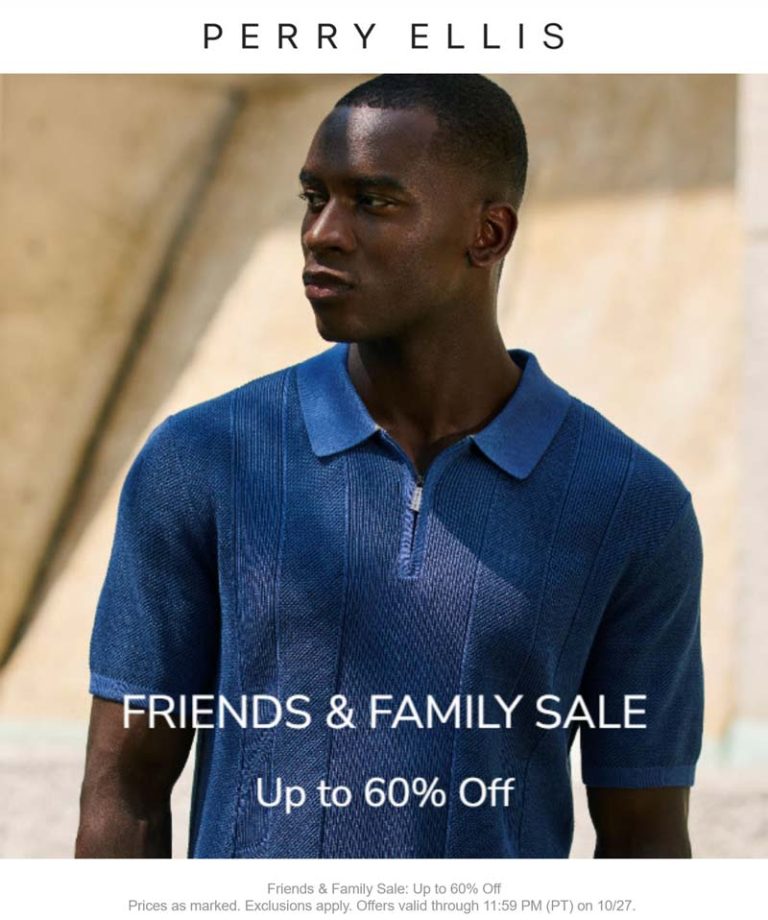 20-60% off at Perry Ellis